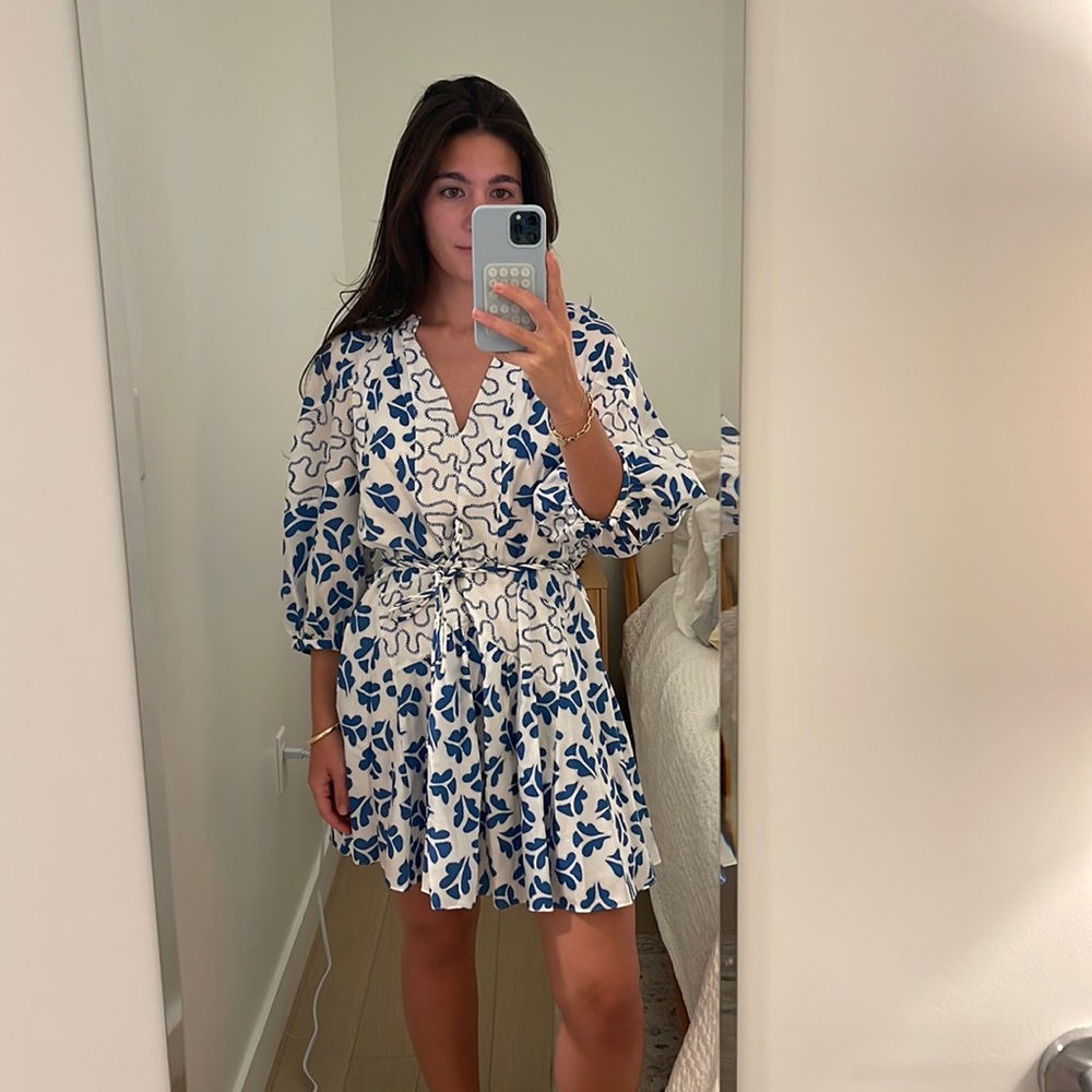 Rebecca Taylor Perla Petal Print Dress